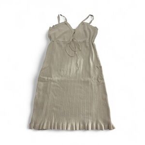 Elegant Cream Knit Dress